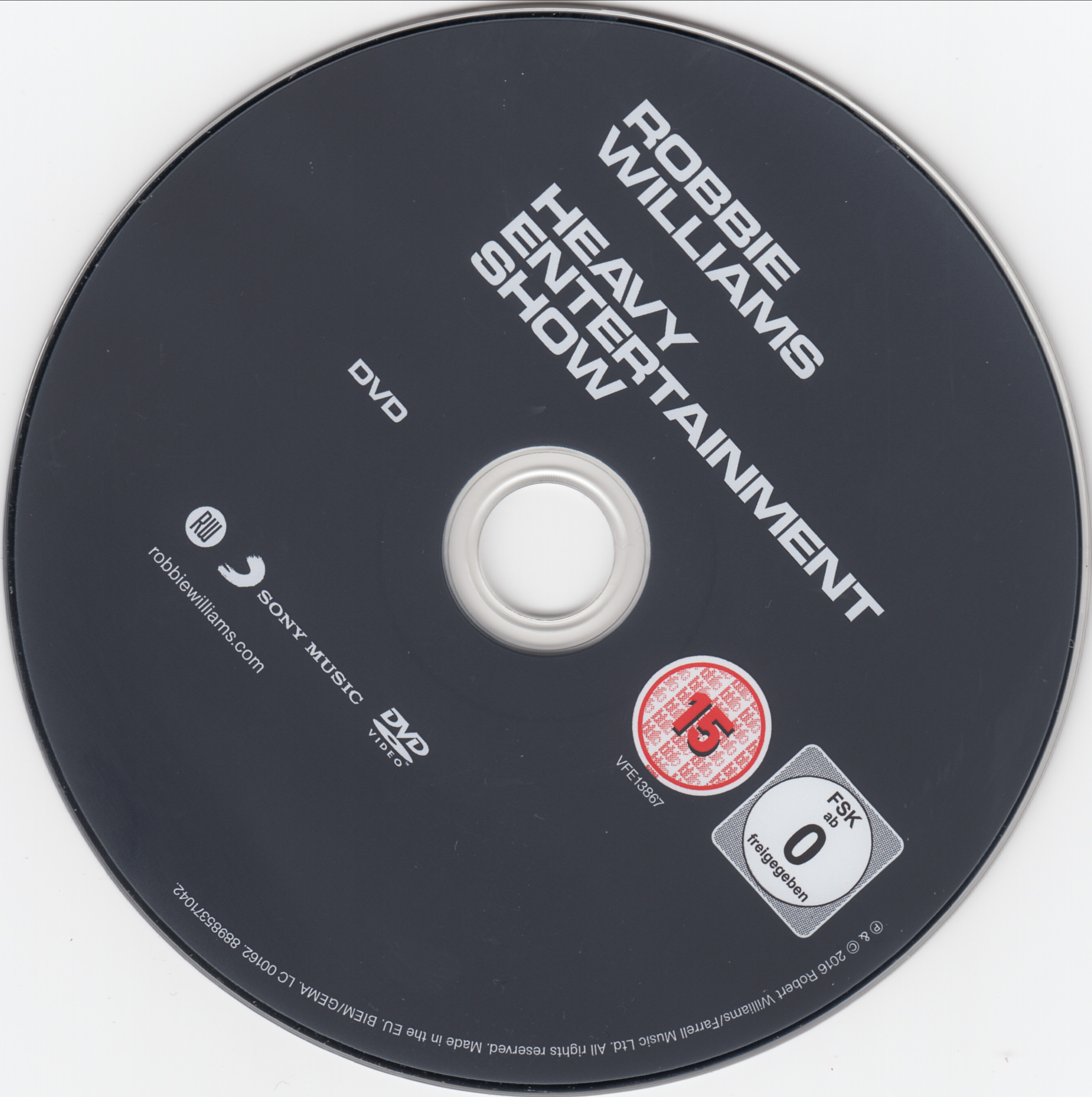 Robbie Williams  Heavy Entertainment Show : DVD